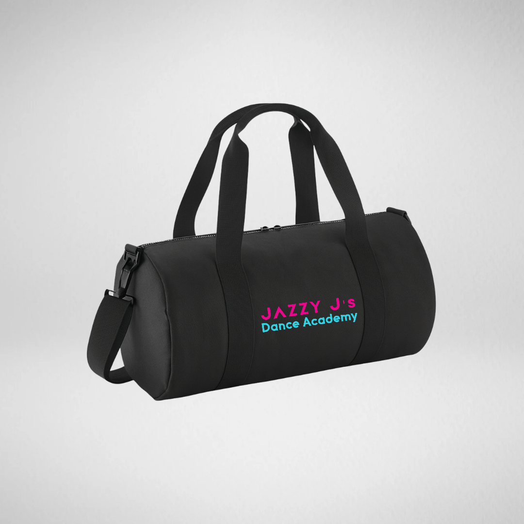 Jazzy J's Dance Academy Black Mini Barrel Bag