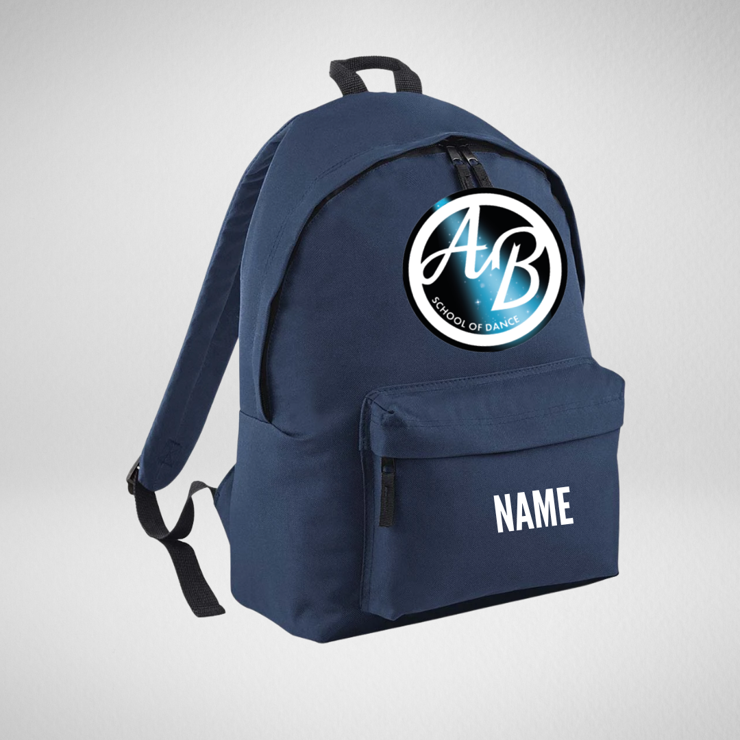 AB School Of Dance Navy Junior Rucksack