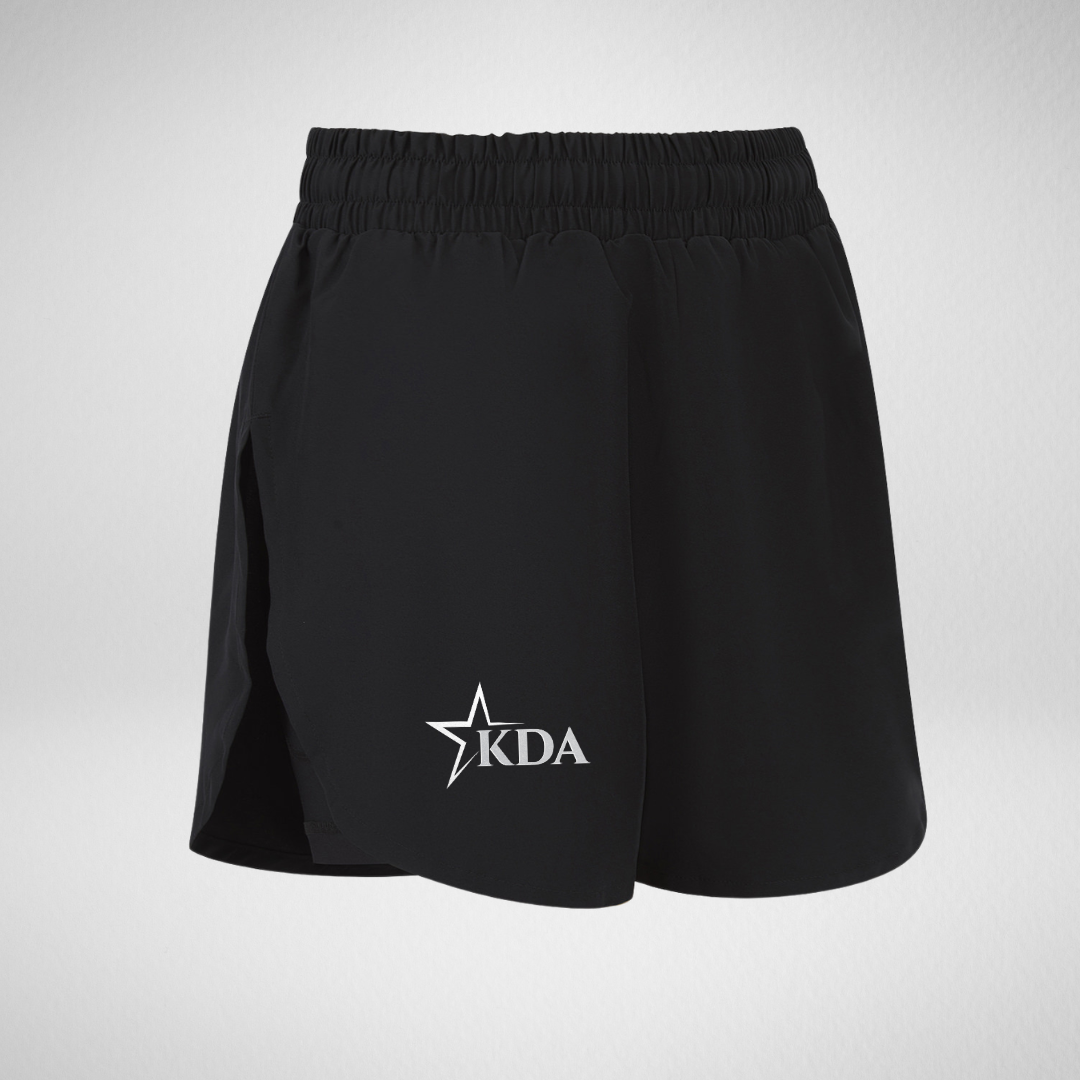 Katrina Dance Academy Metallic Double-Layer Shorts