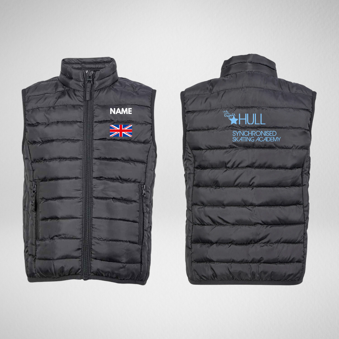 Hull Synchronised Skating Academy Kids Padded Gilet