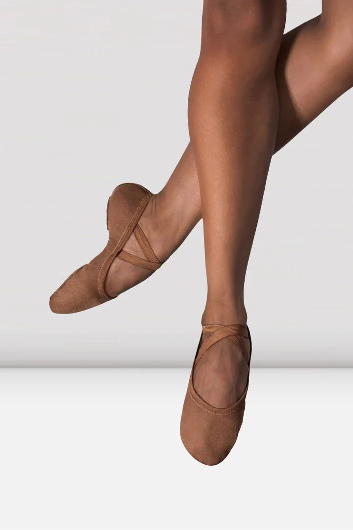 Bloch Cocoa Performa Stretch Canvas Ballet Shoes