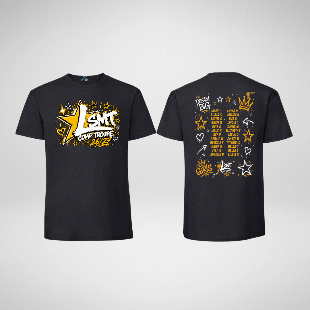 LSMT Comp Troupe Black Cotton Show T-Shirt