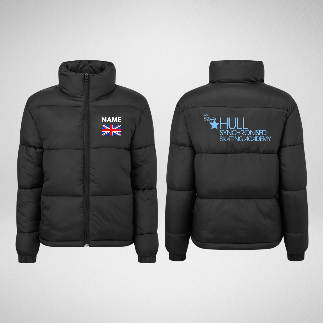 Hull Synchronised Skating Academy Ladies Puffer Jacket