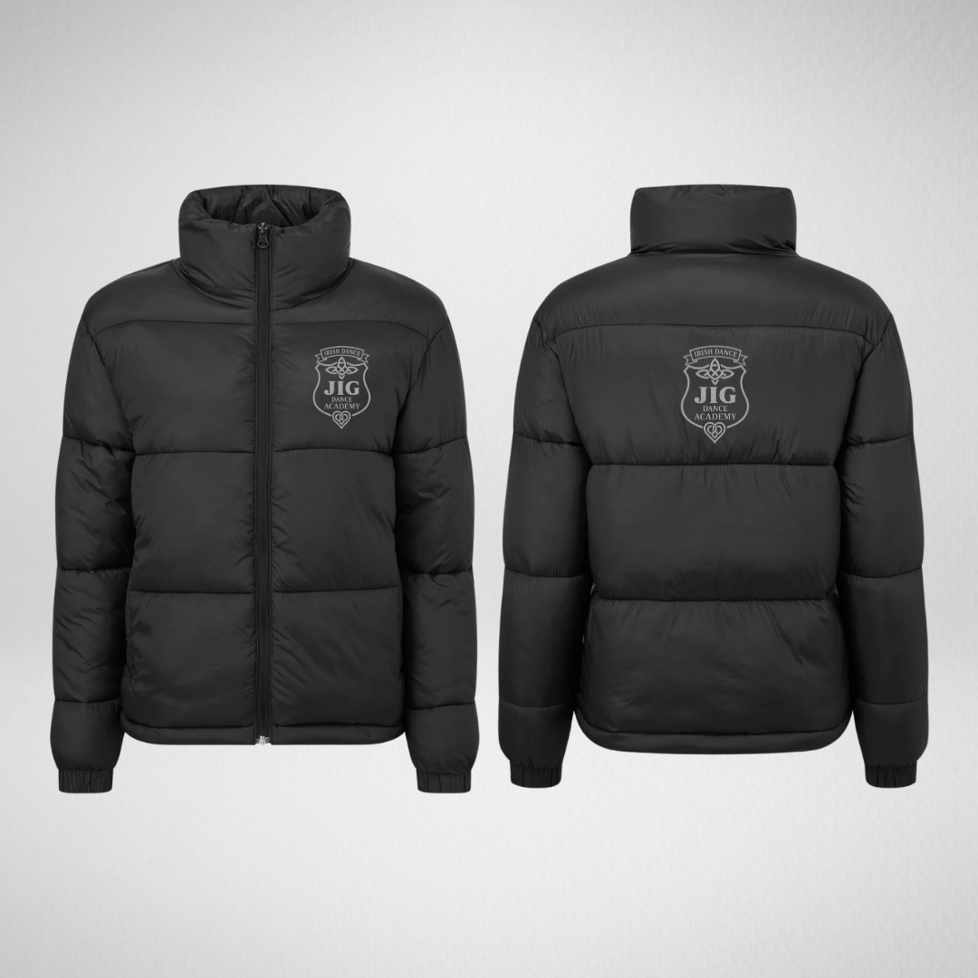 JIG Dance Academy Ladies Puffer Jacket