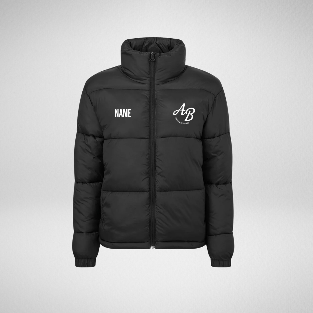 AB School Of Dance Ladies Puffer Jacket