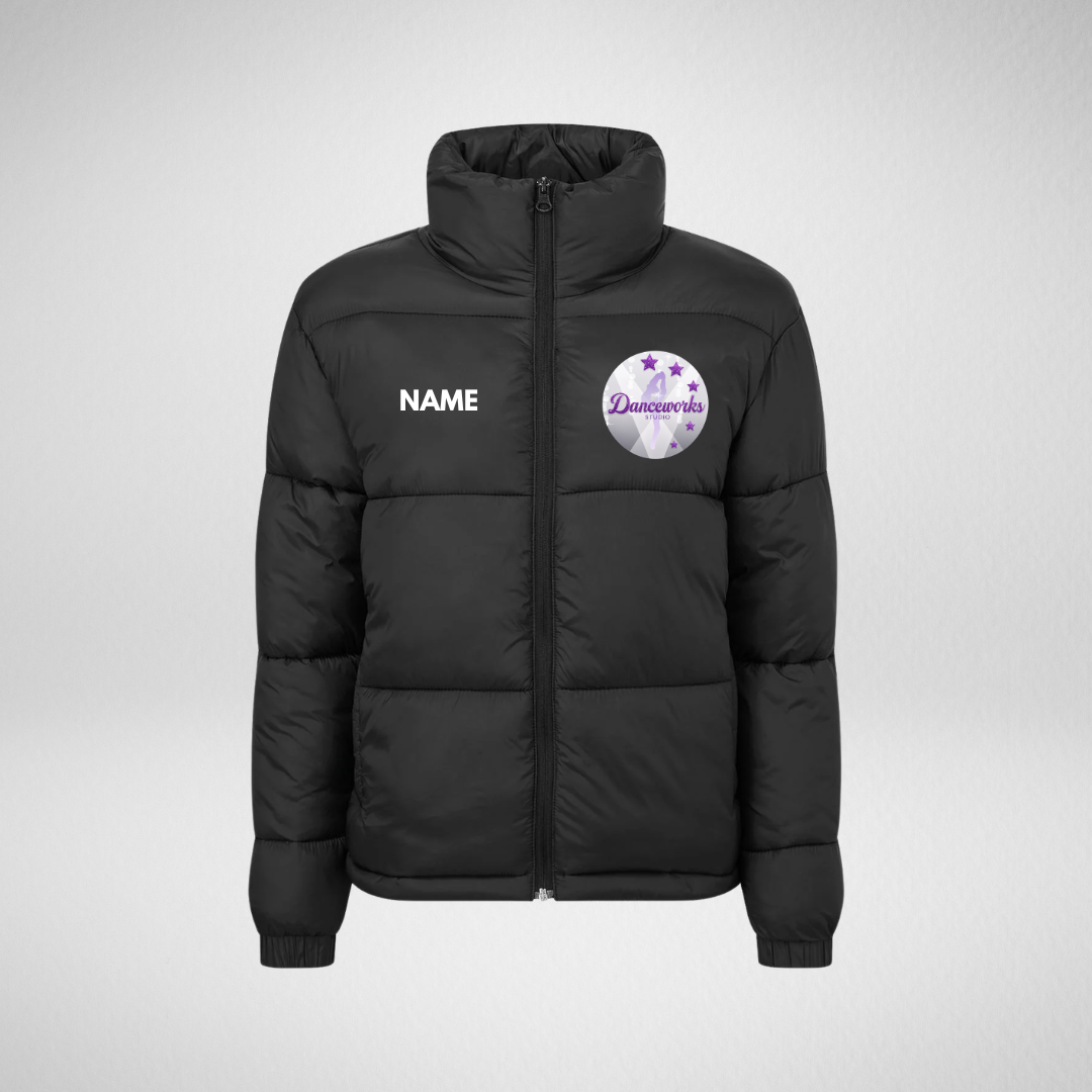 Danceworks Studio Ladies Puffer Jacket