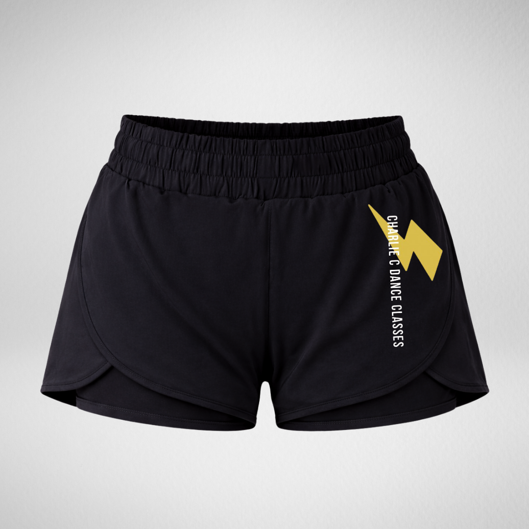 Charlie C Dance Classes Layered Dance Shorts