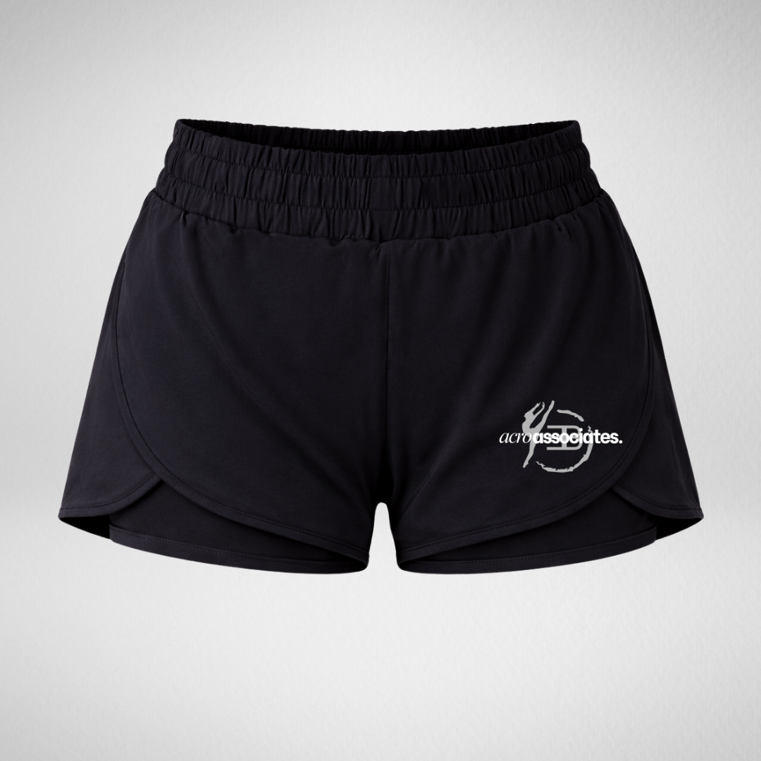 Elizabeth Boardman Dance Company Acro Associates Layered Dance Shorts