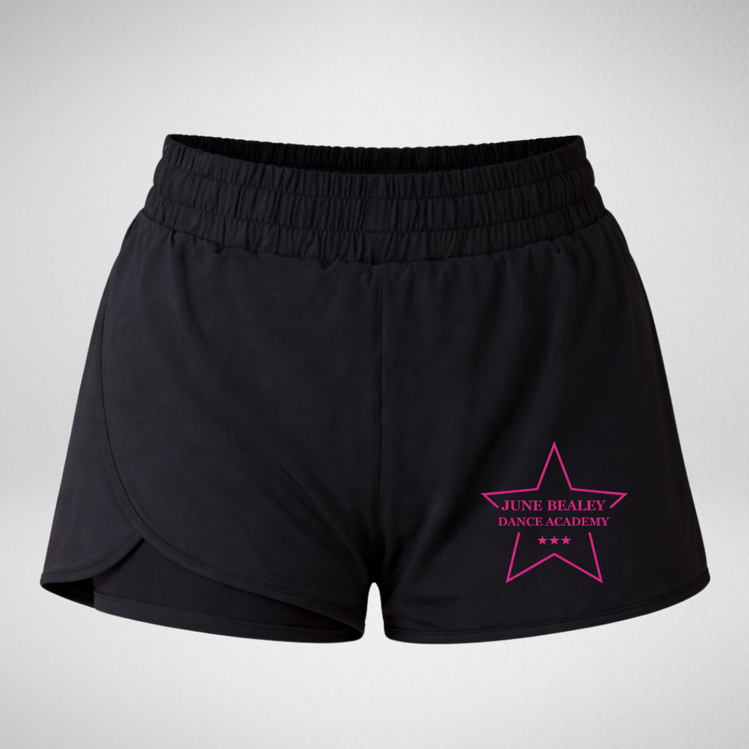 June Bealey Dance Academy Layered Dance Shorts