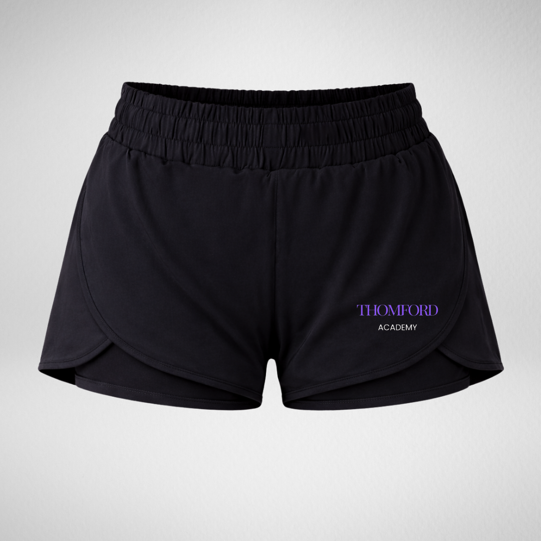 Thomford Academy Layered Dance Shorts