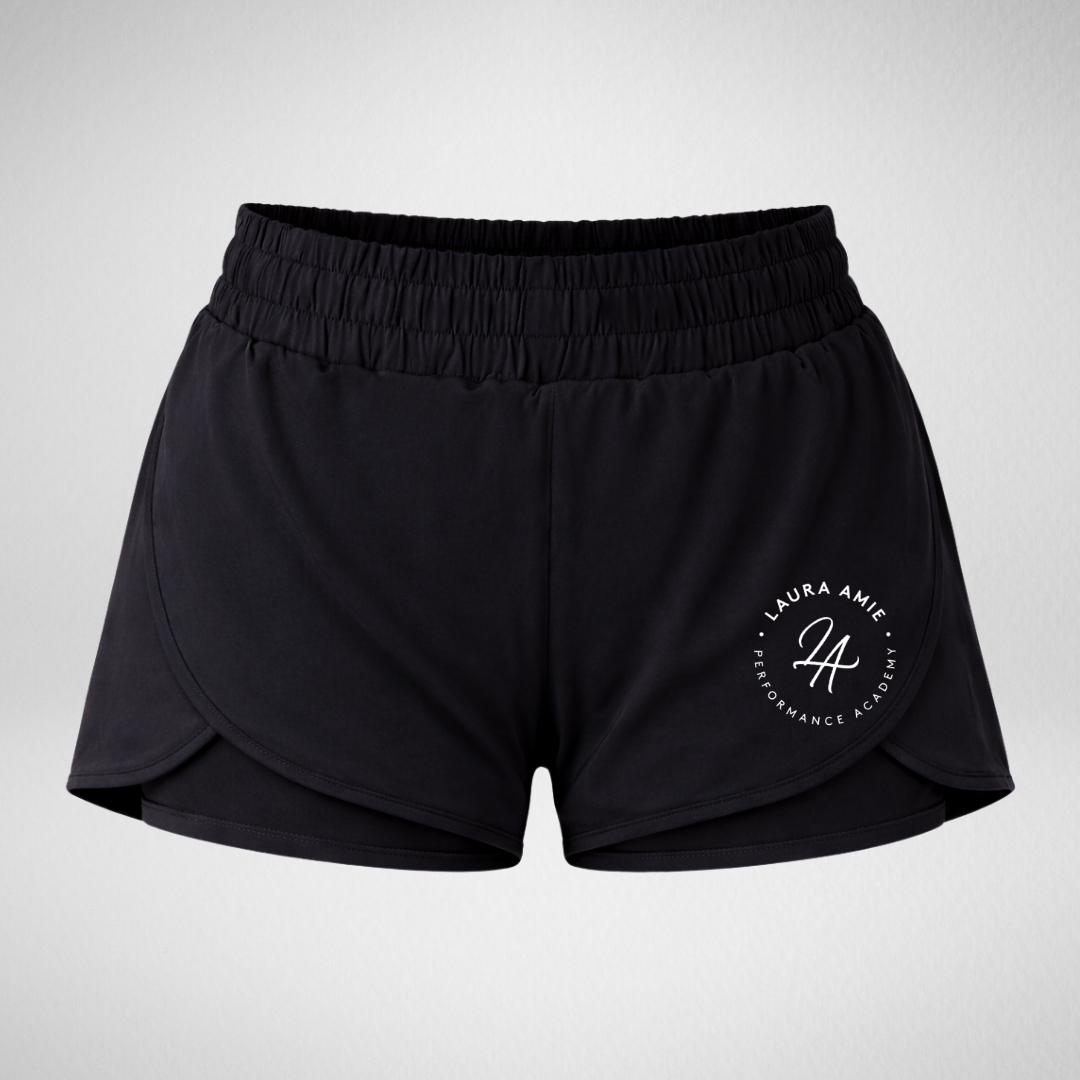 Laura Amie Performance Academy Layered Dance Shorts