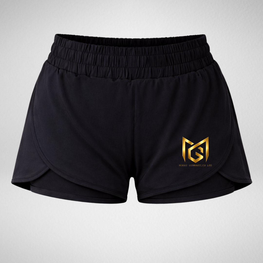 Moray Gymnastics Layered Dance Shorts