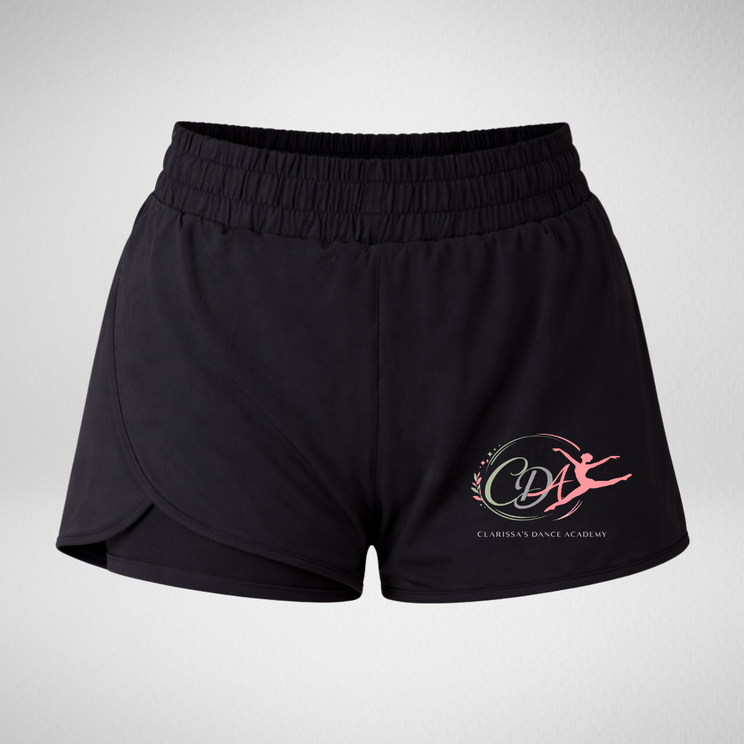 Clarissa's Dance Academy Layered Dance Shorts