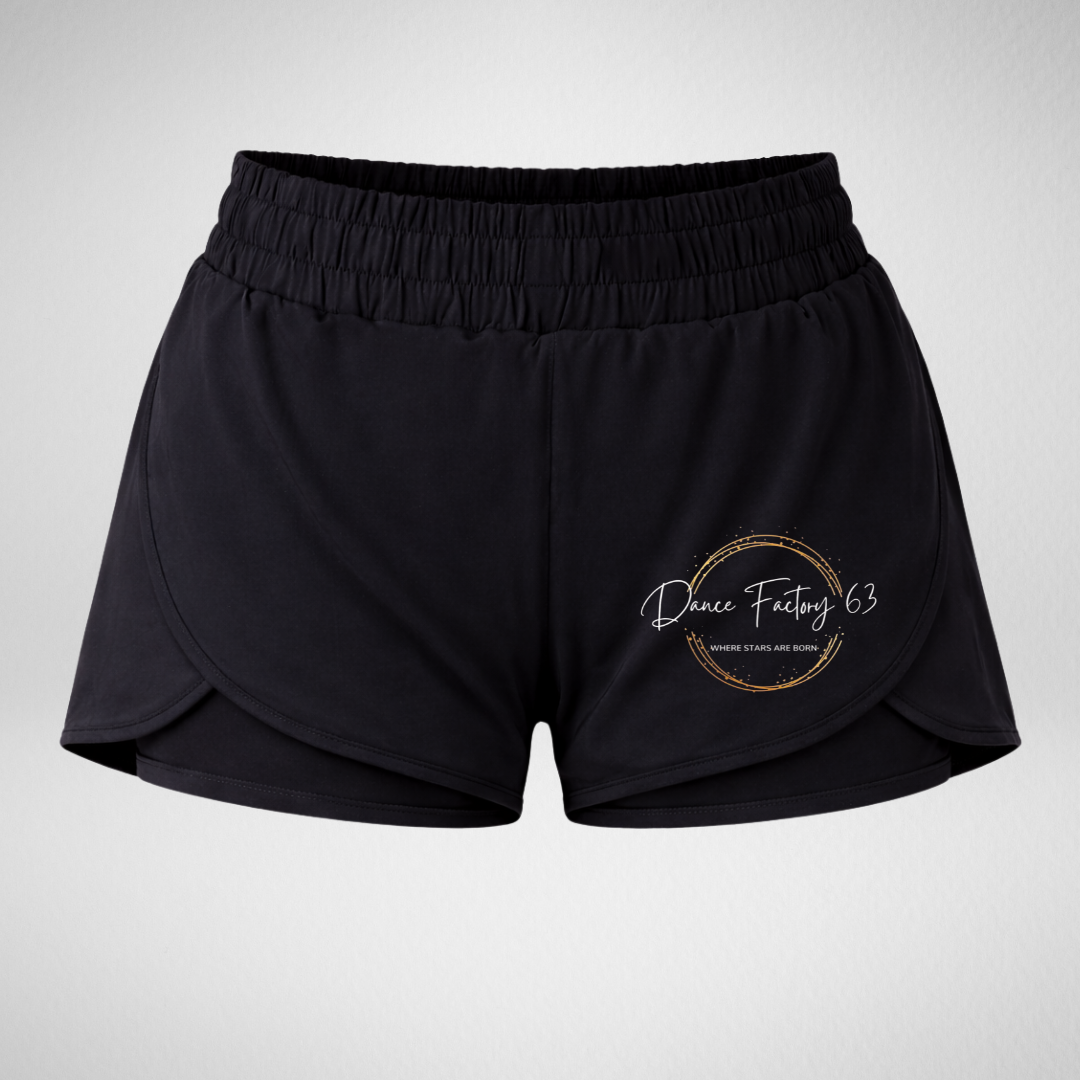Dance Factory 63 Layered Dance Shorts