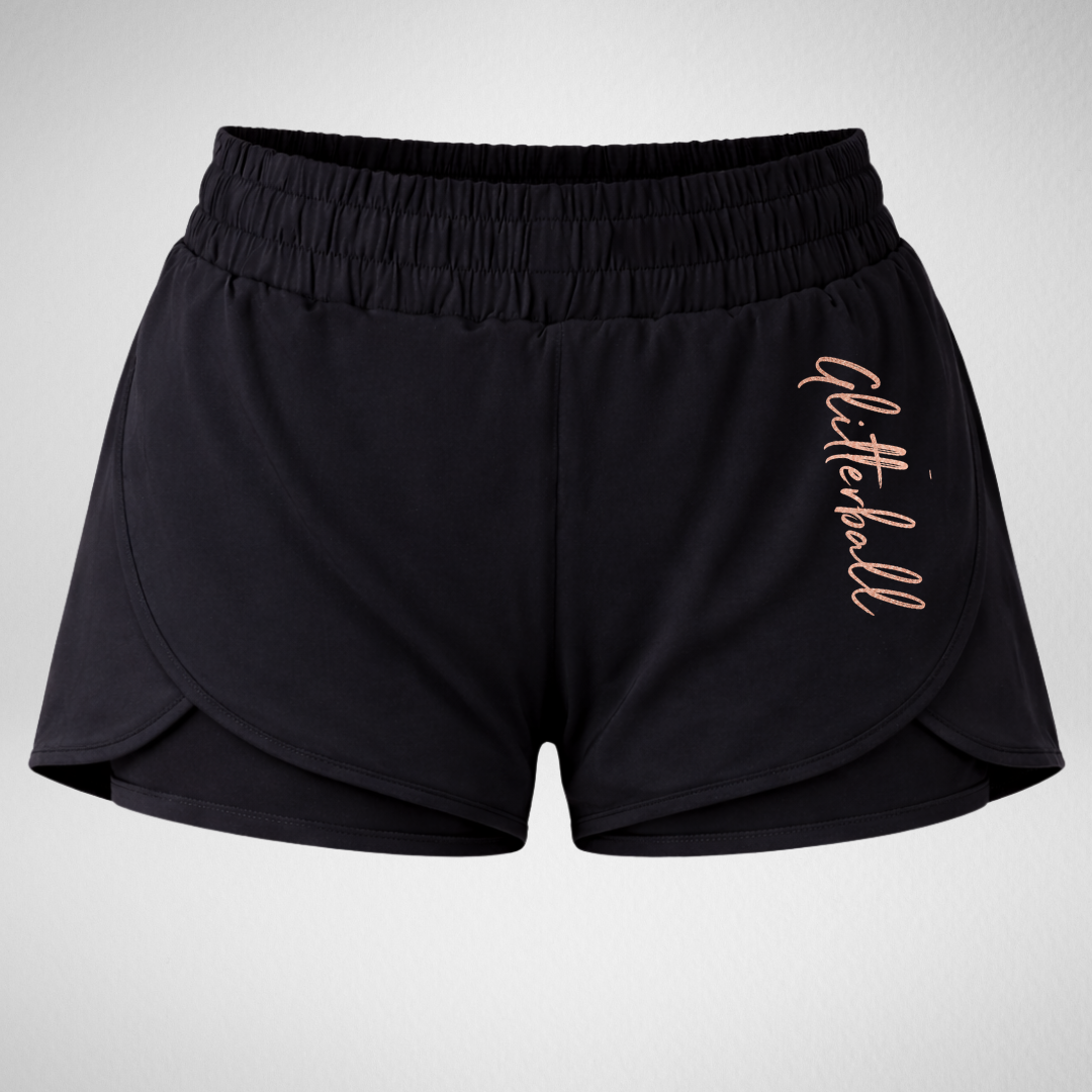 Glitterball Dance Company Layered Dance Shorts