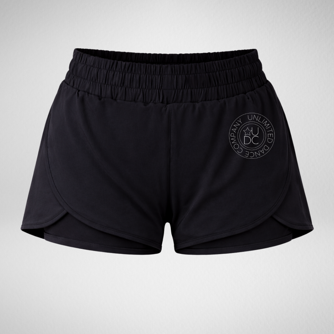 Unlimited Dance Company Layered Dance Shorts