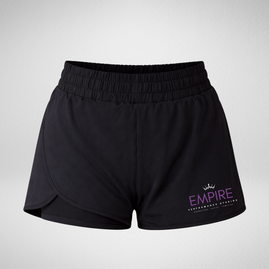 Empire Performance Studios Layered Dance Shorts