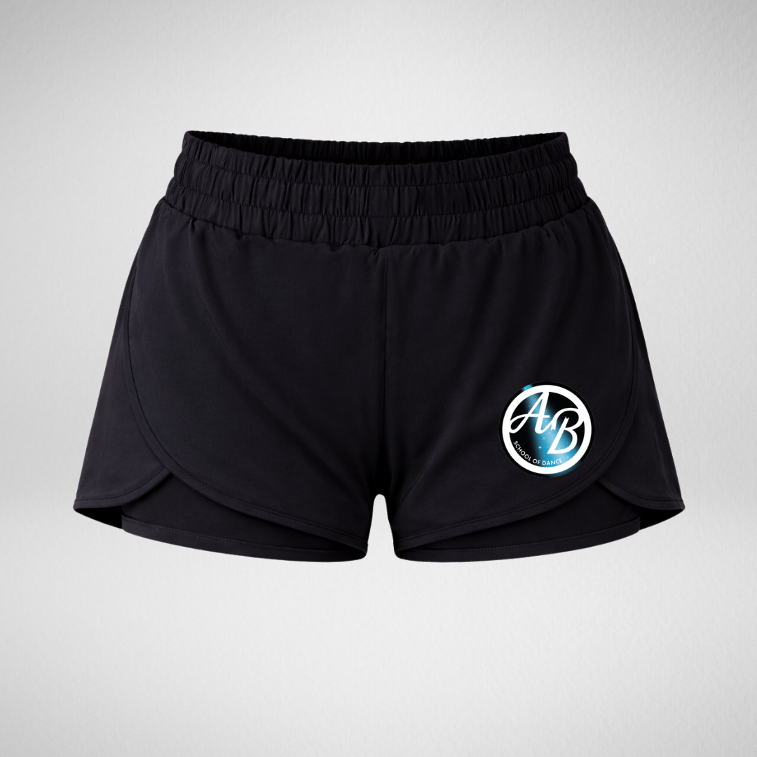 AB School of Dance Layered Dance Shorts