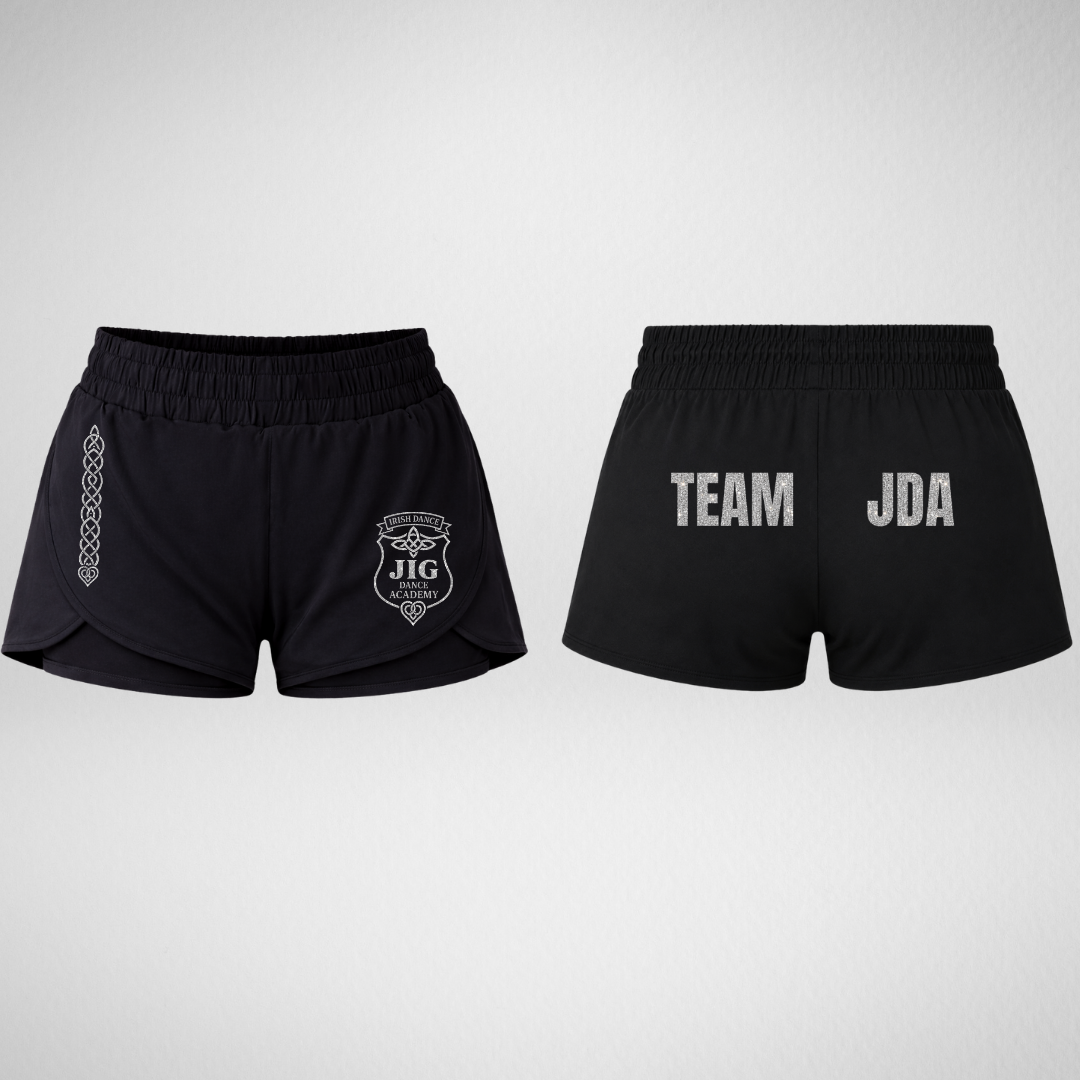 JIG Dance Academy Layered Dance Shorts