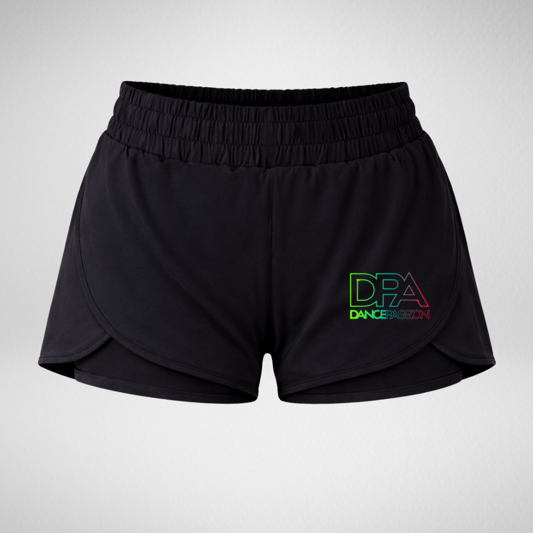 Dance Passion Academy Layered Dance Shorts