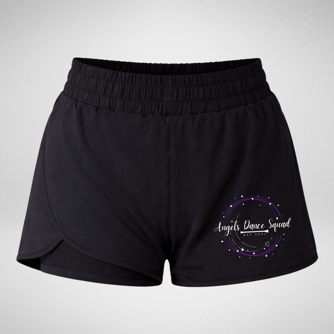 Angels Dance Squad Layered Dance Shorts