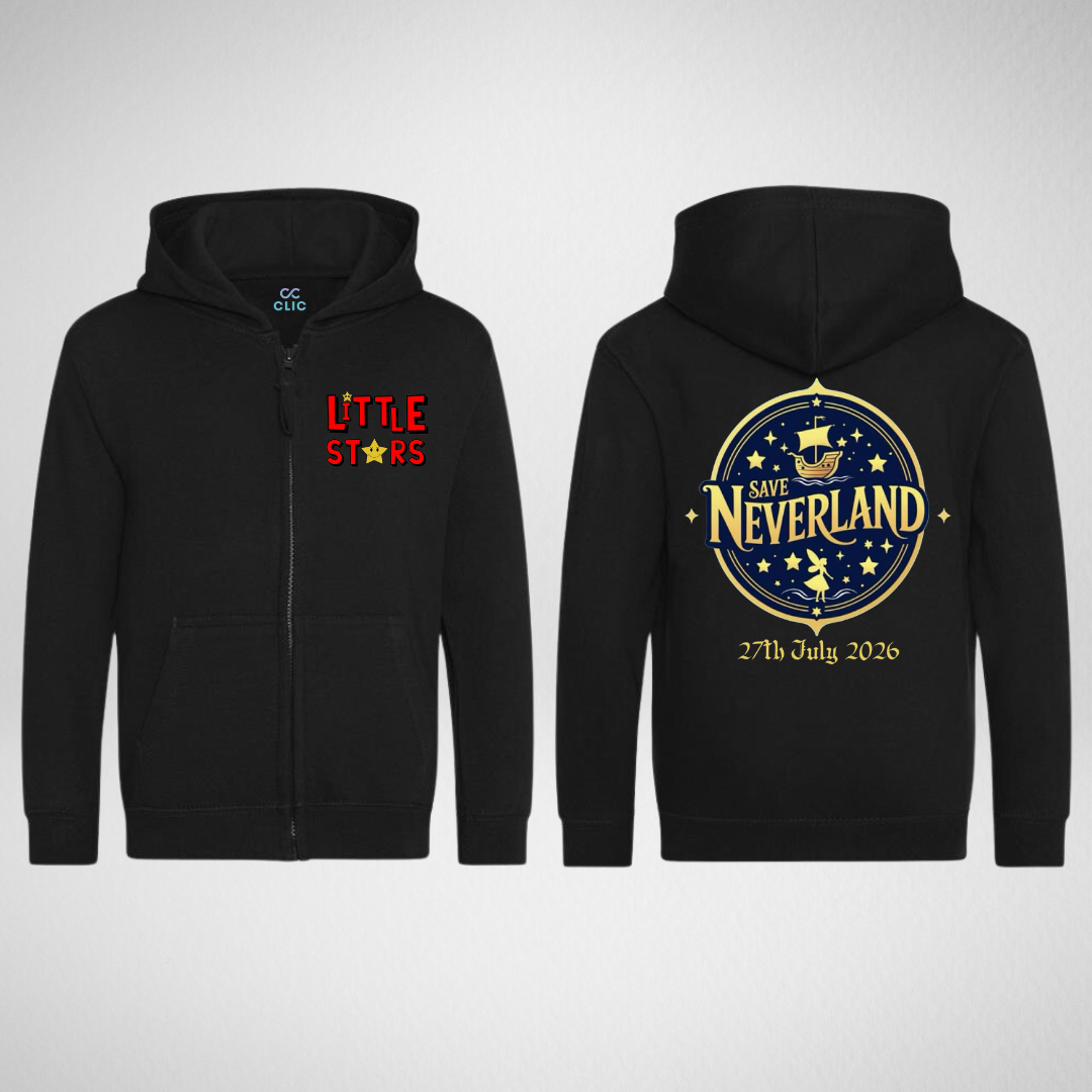 Little Stars Show Zipped Hoodie