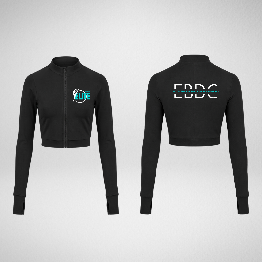 Elizabeth Boardman Dance Company Full Zip Crop Jacket