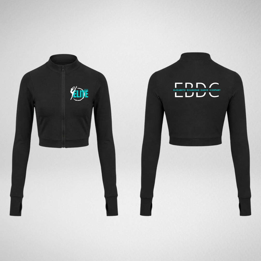 Elizabeth Boardman Dance Company Full Zip Crop Jacket