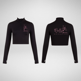 Wells Ballet & Dance School Long Sleeved Zip Crop Top