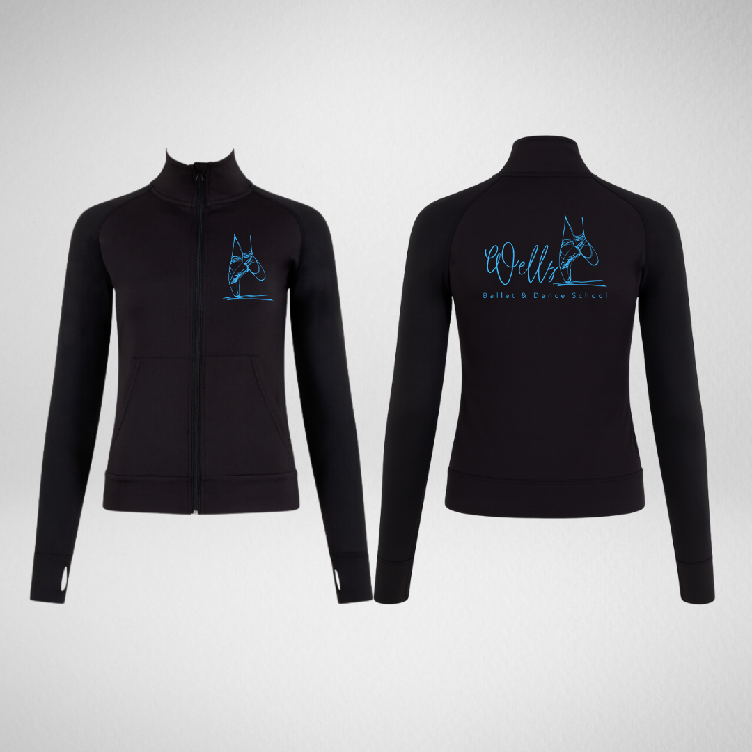 Wells Ballet & Dance School Full Zip Uniform Jacket