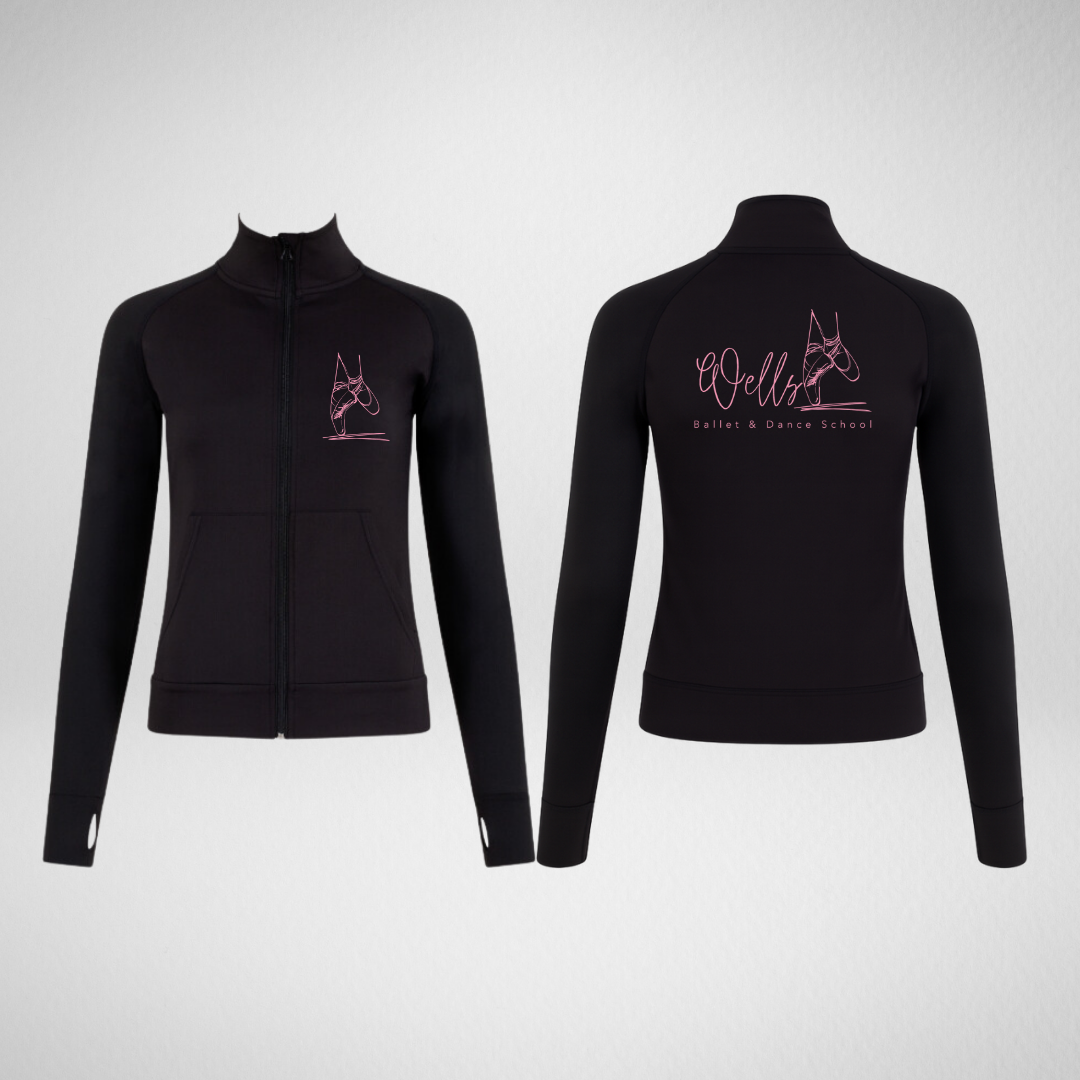 Wells Ballet & Dance School Full Zip Uniform Jacket