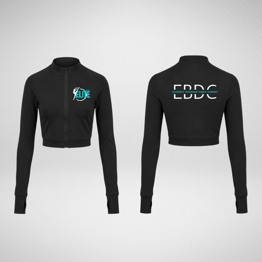 Elizabeth Boardman Dance Company Full Zip Crop Jacket