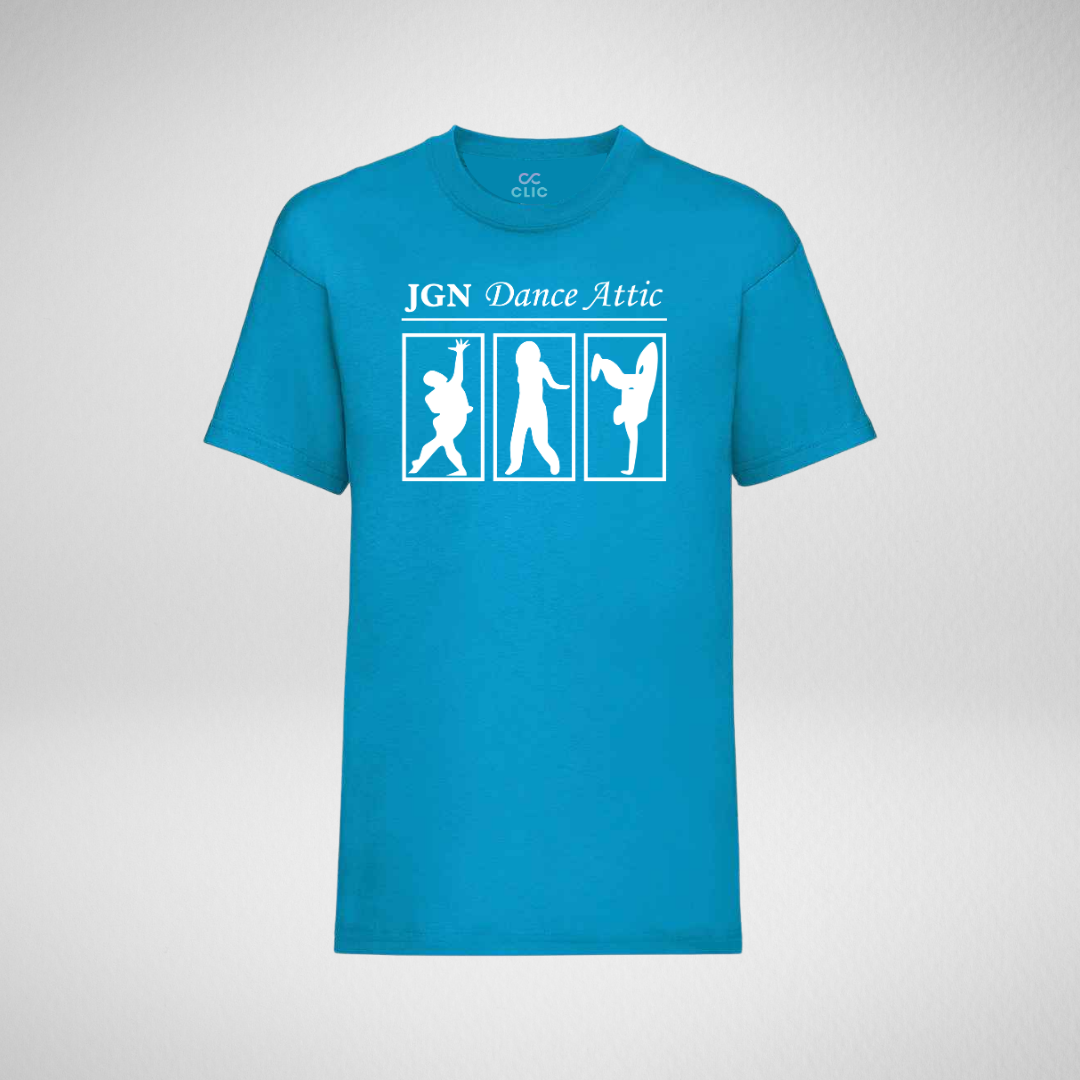 JGN Dance Attic Azure Blue Cotton T-Shirt