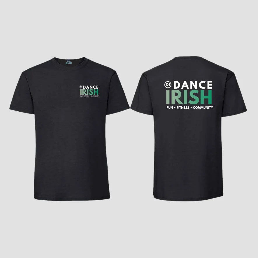 Dance Irish Black.Green Cotton T-shirt