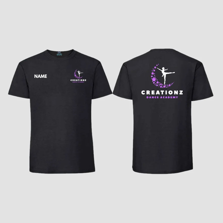 Creationz Dance Academy Cotton T-shirt