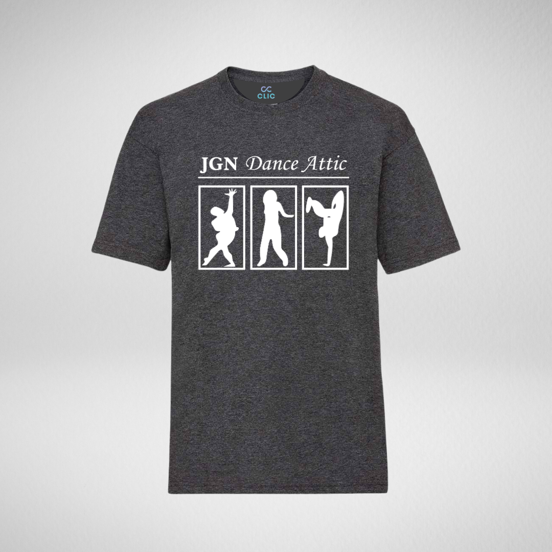 JGN Dance Attic Dark Heather Cotton T-Shirt