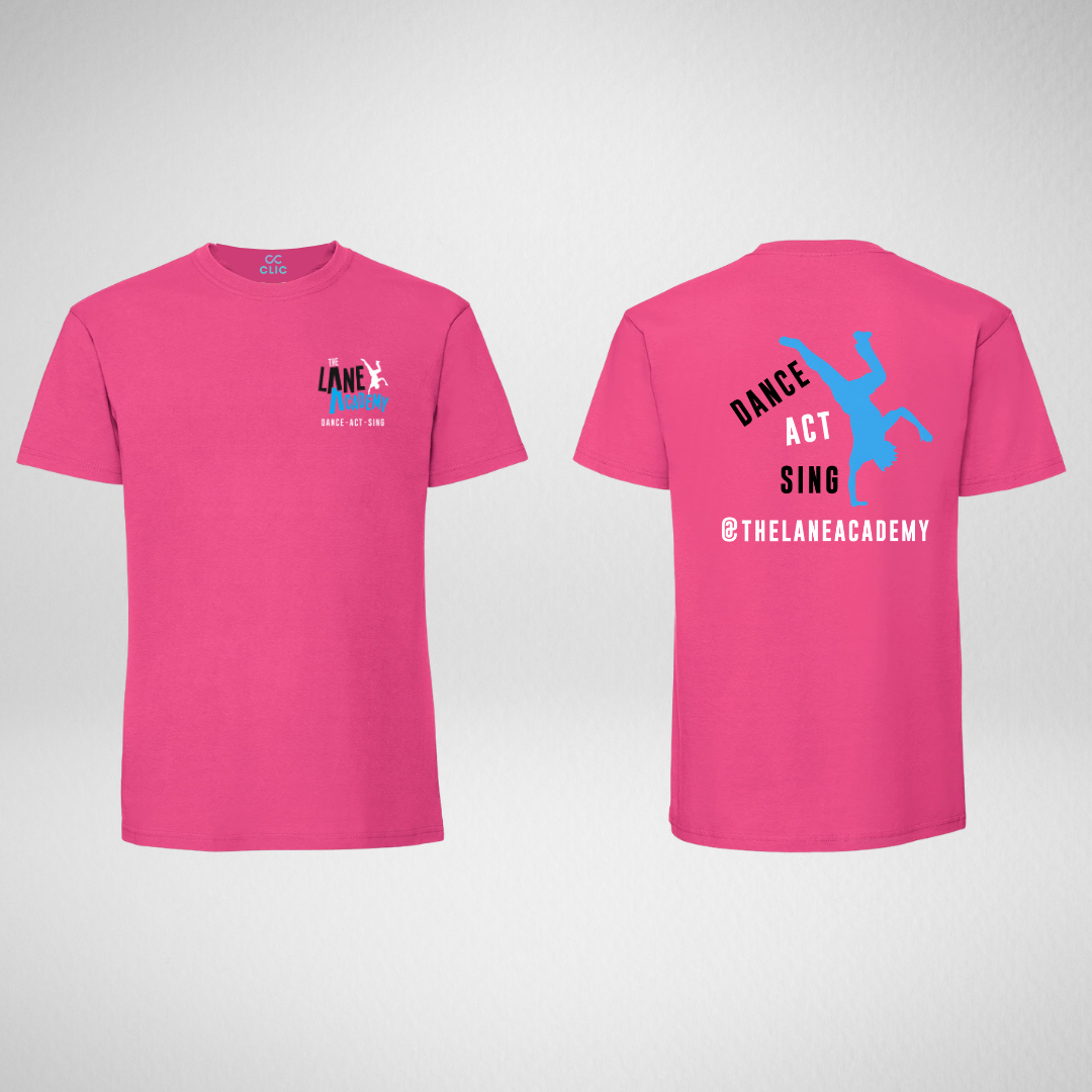 The Lane Academy FuschiaCotton T-shirt