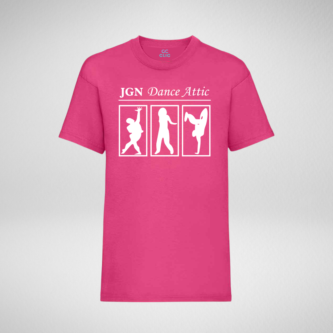 JGN Dance Attic Fuschia Cotton T-Shirt