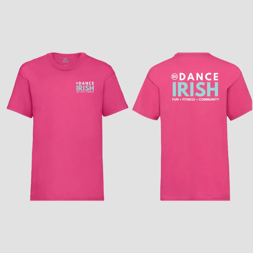 Dance Irish Fuschia Cotton T-shirt