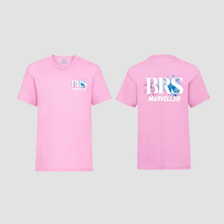 BRS-Dance Ltd Marvelled Pink Cotton T-shirt