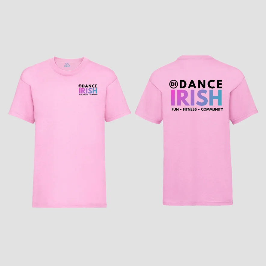 Dance Irish Pink Cotton T-shirt