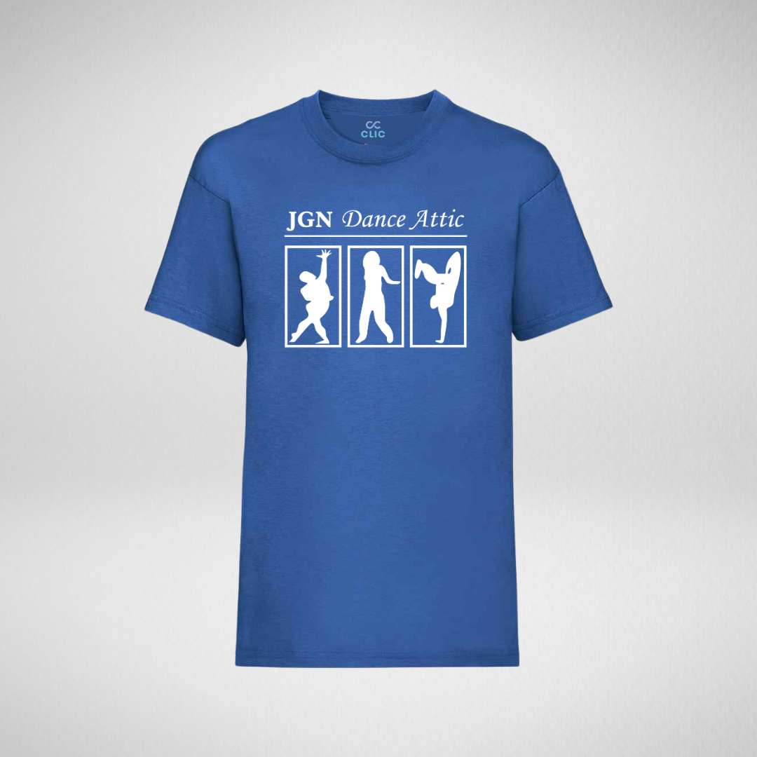 JGN Dance Attic Royal Blue Cotton T-Shirt