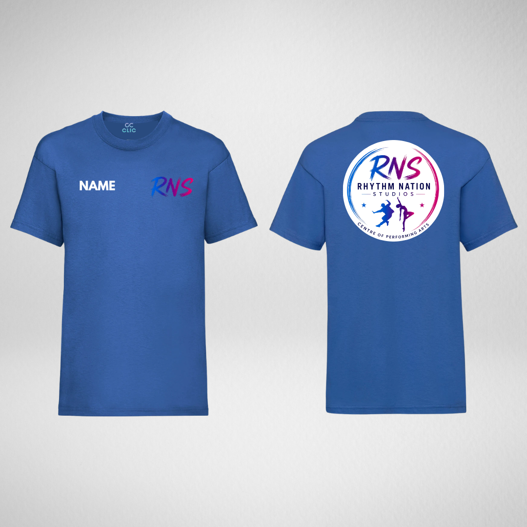 Rhythm Nation Studios Royal Blue Cotton T-shirt