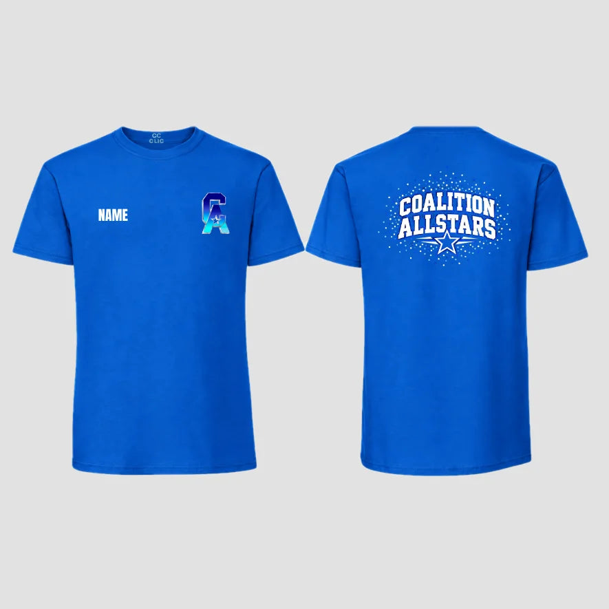 Coalition Allstars Royal Blue Cotton T-shirt