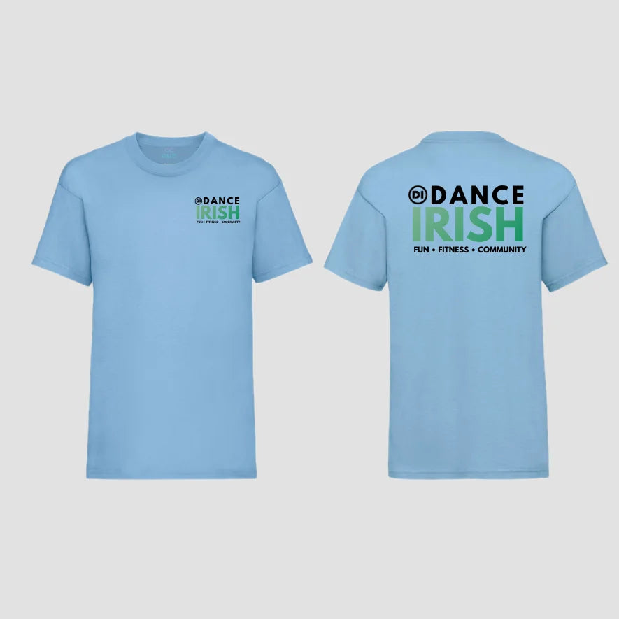 Dance Irish Sky Blue Cotton T-shirt