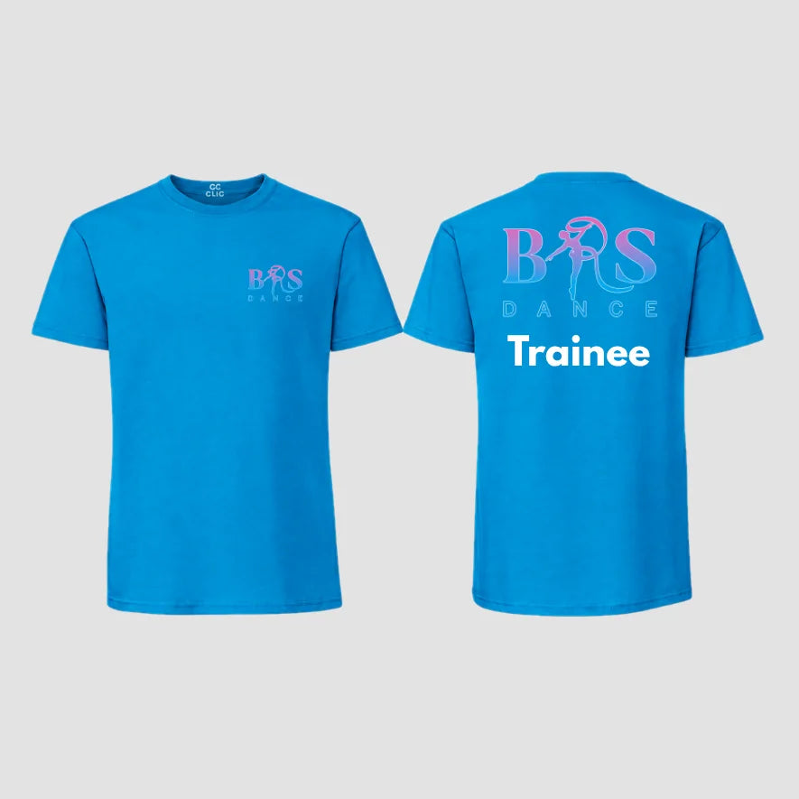 BRS-Dance Ltd Trainee Dance Azure Cotton T-shirt