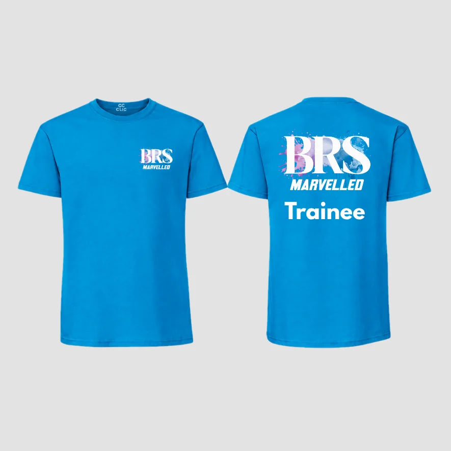 BRS-Dance Ltd Trainee Marvelled Azure Cotton T-shirt