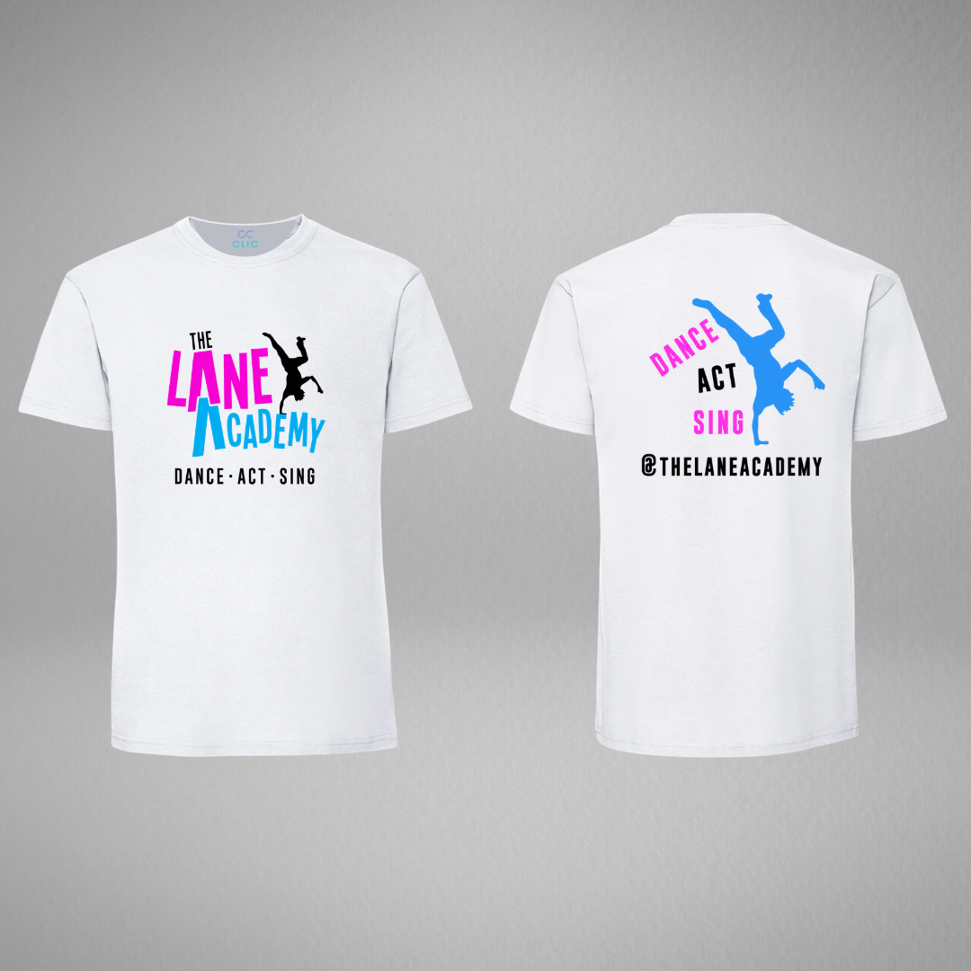 The Lane Academy White Cotton T-shirt (2)