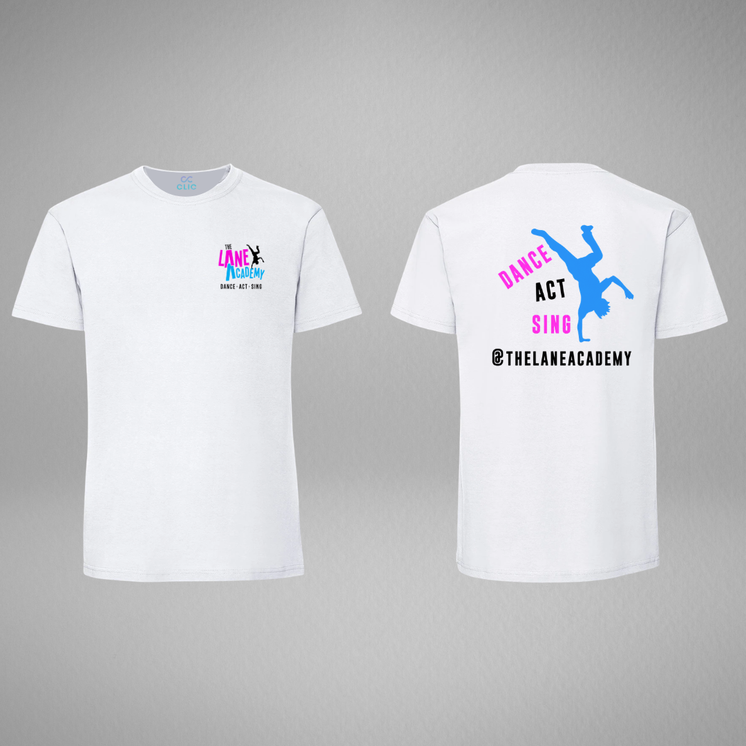The Lane Academy White Cotton T-shirt