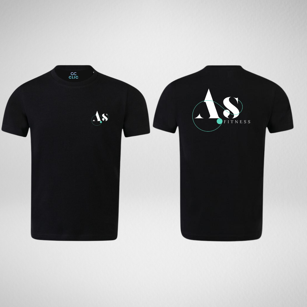 AS Fitness Black Premium Stretch T-shirt